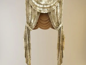 classical curtains  jabot 3D Model