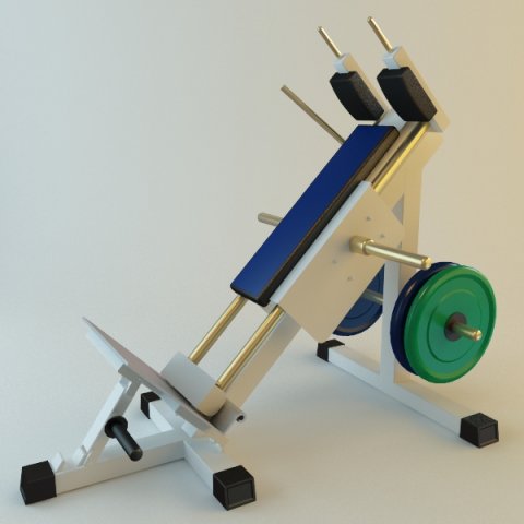 exercise machine 3D Model .c4d .max .obj .3ds .fbx .stl .blend 