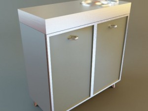 medical office sink cabinet 3D मॉडल