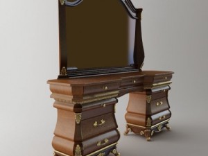 dressing table 3D मॉडल