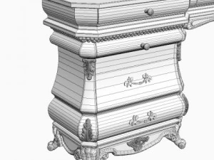 coiffeuse Modèle 3D