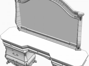dressing table 3D मॉडल