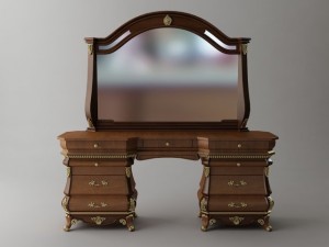 dressing table 3D मॉडल