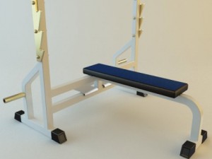 rack rod exercise equipment 3D मॉडल