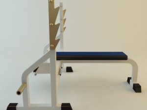rack rod exercise equipment 3Dモデル