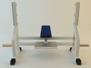 rack rod exercise equipment 3Dモデル