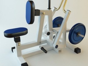 exercise machine 2 3D मॉडल