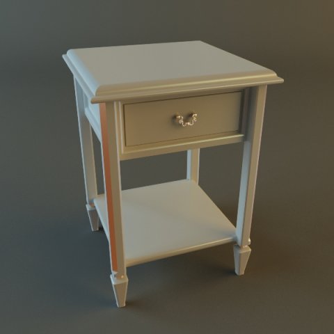 nightstand Modello 3D .c4d .max .obj .3ds .fbx .stl .blend 