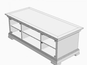 credenza cabinet Modello 3D