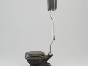 yüksek tanklı tuvalet 3D Model