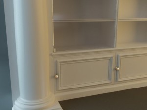 bookcase cabinet Modelo 3D