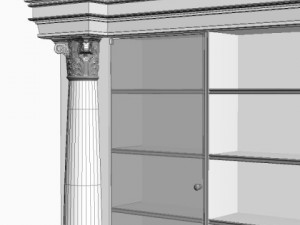 bookcase cabinet Modelo 3D