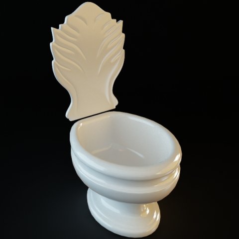 toilet Modèle 3D .c4d .max .obj .3ds .fbx .stl .blend 