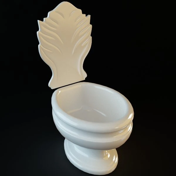 toilet 3D Model .c4d .max .obj .3ds .fbx .stl .blend 