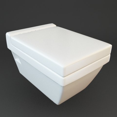 toilet 3D Model .c4d .max .obj .3ds .fbx .stl .blend 