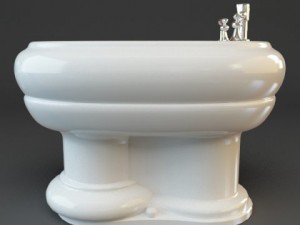 bidet Modello 3D