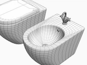 toilet  bidet 3D-Modell