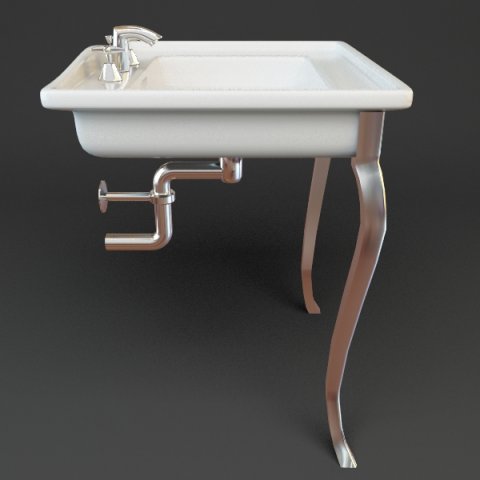 bathroom sink Modelo 3D .c4d .max .obj .3ds .fbx .stl .blend 