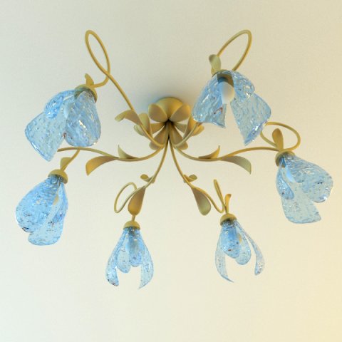 chandelier Model 3D .c4d .max .obj .3ds .fbx .stl .blend 
