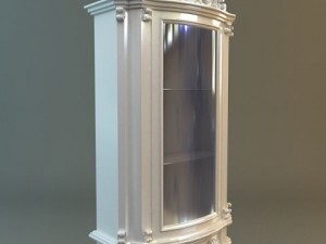 antique display cabinet 3D-Modell