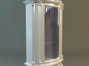 antique display cabinet 3D Model