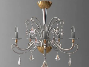 klasyczna lampa sufitowa Model 3D