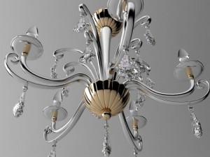 classic ceiling light Modelo 3D