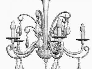 クラシックなシーリングライト 3Dモデル