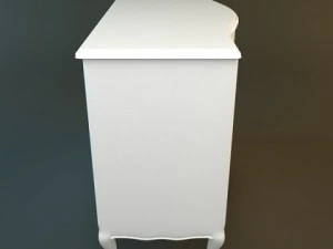 white dresser 3D Model