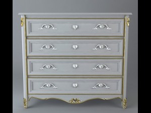 photoreal antique dresser 3Dモデル
