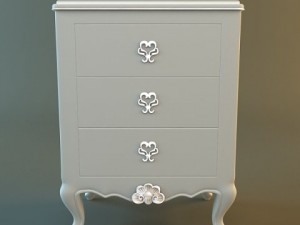 antique nightstand 3D Model
