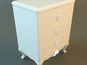 antique nightstand Modelo 3D