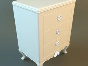antique nightstand 3D Model