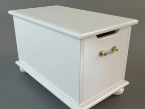 木製収納チェスト 3Dモデル