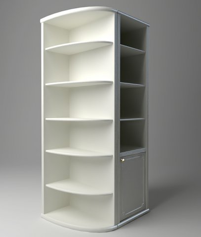 bookshelf cabinet 3D 모델 .c4d .max .obj .3ds .fbx .stl .blend 