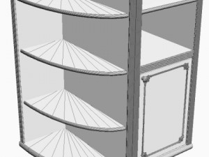 bookshelf cabinet 3D 모델