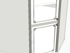 corner cabinet 3D Model