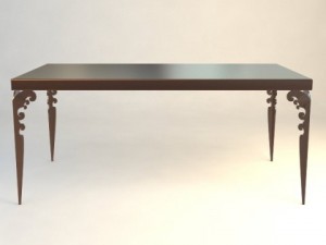 ipe cavalli table Modello 3D