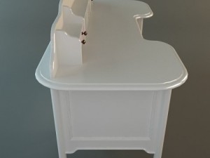girls desk Modello 3D