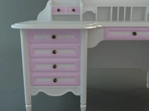 girls desk 3D Model