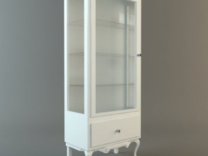 display case cabinet vitrine 3D 모델
