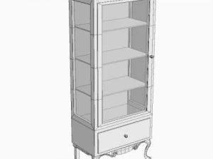 display case cabinet vitrine 3D Model