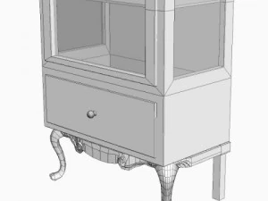display case cabinet vitrine 3D Model