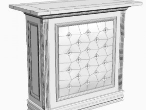 kitchen cabinet bar 3D Модель