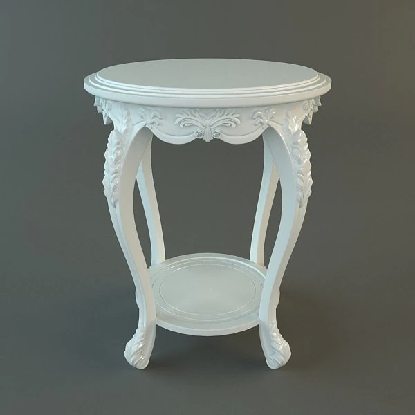 antique end table 3D Model .c4d .max .obj .3ds .fbx .stl .blend