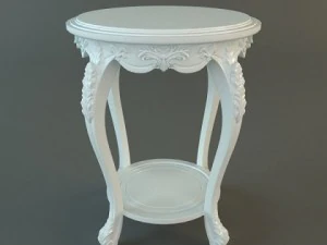 アンティークエンドテーブル 3Dモデル