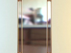 wall rectangular mirror 3D 模型