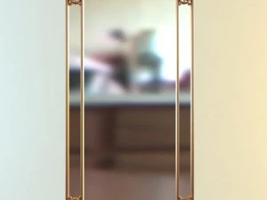 wall rectangular mirror 3D Model