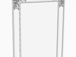 wall rectangular mirror 3D 모델
