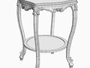 antique table Modelo 3D